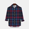 thumbnail image 3 of Camisas s Para Hombre Interior Hombres Casual Manga larga Primavera Verano Turndown Neck 3D Impreso Camisas Moda Top Blusa Camisas (C, M), 3 of 5