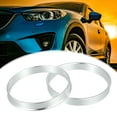 thumbnail image 2 of Unique Bargains 4 Pcs 70.6mm to 67.1mm Universal Car Hub Centric Rings Silver Tone, 2 of 7