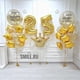 thumbnail image 4 of ballon Toile Or 50 Pcs, Baudruche En Forme D'toile, Ballons De Fleuret, Ballon Helium Toile Pour Anniversaire, Mariage, Saint Valentin, Douche De, 4 of 5