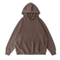 thumbnail image 2 of WILLBEST Sudadera Deportiva para Mujer, Estilo Casual, Holgada, con Capucha, Tallas Grandes, Hombros Descubiertos, Estilo Vintage XX-Grande, 2 of 4