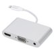 thumbnail image 5 of Adaptador de aleación de aluminio para interfaz de sistema IOS a HDMI+VGA+3,5 mm, color plateado, 5 of 12