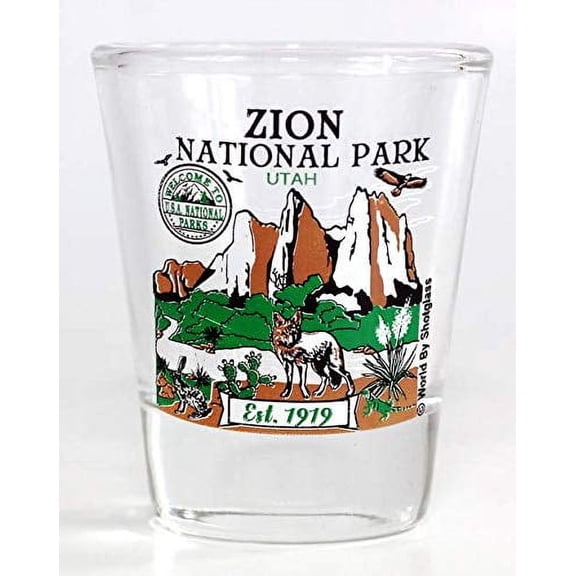 Zion Utah National Park Series Collection Shot Glass…