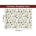 thumbnail image 3 of NeoMart- Christmas Wrapping Paper - Mini Roll - 17 Inch x 16.5 Feet - 12 Days of Christmas Countdown Wrapping Paper for Xmas Holiday, Party Celebration, 3 of 7