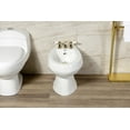 thumbnail image 4 of Kingston Brass KB322PL Victorian Three-Handle Bidet Faucet, Polished Brass, 4 of 5