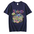 thumbnail image 1 of Camiseta de manga corta para hombre, camisa 100% de algodón con estampado musical de banda Mental pesada, informal de dibujos animados, Verano, 1 of 4