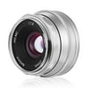 Andoer 25mm F1.8 Manual Focus Lens Large Aperture Compatible with Fujifilm Fuji X-A1/X-A10/X-A2/X-A3/X-AT/X-M1/X-M2/X-T1/X-T10/X-T2/X-T20/X-Pro1/X-Pro2/X-E1/X-E2/X-E2s FX-Mount Mirrorless C