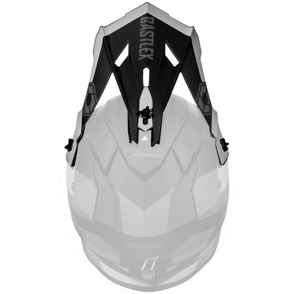 Castle Mode Corsa Helmet Visor/Peak Charcoal