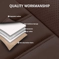 thumbnail image 7 of 2015 for BMW 320 Seat Cover, Black and Brown Car Seat Covers, Faux Leather Full Set of 5 Seats With Lumbar Support Beautify Interior, Protect Car Seats, 7 of 7
