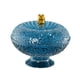 thumbnail image 1 of Tazón de frutas,Frutero de encimera con tapa Cesta de frutas,Cuenco con pedestal decorativo para cesta de frutas,Frutero extraíble para encimera Cesta de frutas,Cesta de frutas azul, 1 of 8