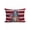 Red, Navy, White, Gold, variant on 1 Pack Outdoor Throw Pillow, Patriotic Gnomes Waterproof Pillow with Insert Included, Independence 250 Memorial Red Striped Decorative Accent Cushion Sofa Pillows for Patio Porch, 16 x 16 In