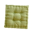 thumbnail image 3 of Cojín de asiento con forma de galleta para silla, moderno, suave, cómodo y decorativo. Amarillo verde, 3 of 8