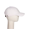 thumbnail image 3 of D&I Plain Dad Hat 100% Cotton Unstructured Hat Unisex Adjustable Strap - White, 3 of 8