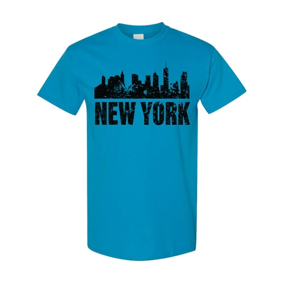 Inktastic New York Skyline Grunge T-Shirt