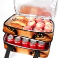thumbnail image 5 of Fox Double Layered Insulated Refrigerated Large Capacity Handheld Lunch Bag - 7.1x11.4x16.1 Inches, 5 of 6