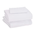 thumbnail image 1 of ZMLEVE Cotton Jersey Bed Sheet Set - Twin, White, 1 of 5