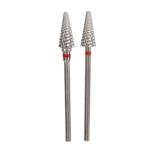 Broca Para Uñas, 2 Brocas Multifuncionales Para Manicura, Cónicas Para Exfoliar