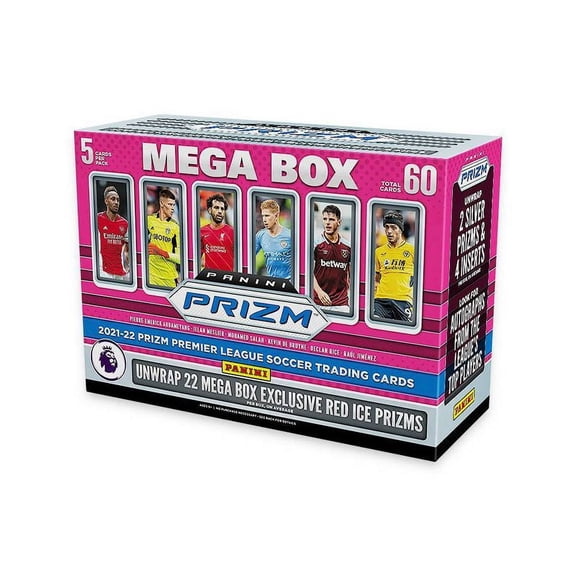 2021-22 Panini Prizm Premier League Soccer Mega Box Trading Cards