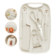 thumbnail image 3 of Set Portátil De Cuchillos Con Tabla Para Bebé Viaje Picnic Xtellar blanco, 3 of 4