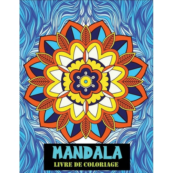 Mandala livre de coloriage: Un livre de coloriage pour adultes avec 100 mandalas uniques pour la relaxation et le soulagement du stress (Paperback)