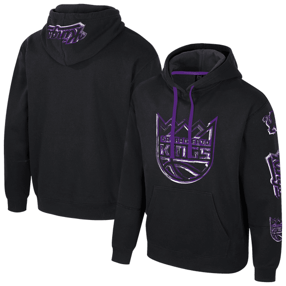 Unisex Stadium Essentials Black Sacramento Kings Elementized Pullover Hoodie