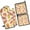 Autumn Fall Leaves Pattern-1, variant on Autumn Fall Leaves Pattern Kitchen Oven Mitt and Pot Holder Sets 2 Pcs for Baking, Cooking and Grilling, Heat Resistant Up To 392 °F