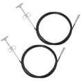 thumbnail image 1 of Unique Bargains Outil de Ramassage Flexible Griffe de Drain 3 m, Gris, 2 Pcs, 1 of 4