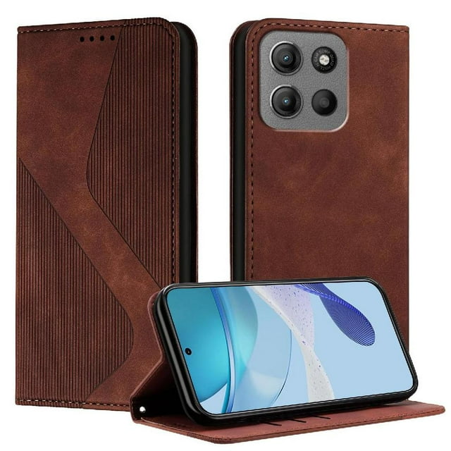 Case for Motorola MOTO G15 Card Slots Holder Wallet Kickstand Folio Flip PU Leather Magnetic