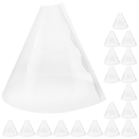 Transparent Plastic Flowerpot Covers for Outdoor Use Protect Seedlings from Frost 20pcs