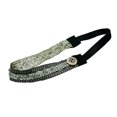 thumbnail image 1 of Banda para la cabeza del cabello de brillo La diadema de ahorro de orejas con botones Decoraciones de protección auditiva Accesorios para mujeres para manejar el blanco plateado Inevent AP009283-01B, 1 of 6