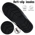 thumbnail image 6 of CHICVOMEY Men's Suede Moccasin Slippers with Faux Fur Lining - Indoor Outdoor Winter House Shoes Slip-On Slippers, 6 of 10
