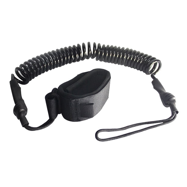 SUPs en 'Correa de surf / Cuerda de pierna Correa de tobillo de de surf elástica con muñequera acolchada Negro