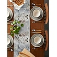 thumbnail image 2 of Winter Owl Table Runner 108 Inches, Country Birds Animal Tree Branches Snow Bed Runner Dresser Scarves Tabletop for Indoor Outdoor Parties/Ceremony/Banquet, 13"x 108", 2 of 8