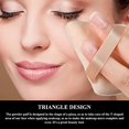 thumbnail image 5 of Dicasser 12 Pieces Pure Cotton Powder, Made of Triangular Wedge Shaped Cotton Velvet Designed for Contouring, Under Eye and Corners,with Strap, Cosmetic Makeup Tool, 5 of 7