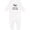 AA-White, variant on Elephant My Great Aunt Loves Me Baby Romper Coveralls