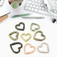 thumbnail image 2 of WINDLAND Carabiner Clips Snap Spring Hook Heart Shape Clasp Keyring Carabina Karabiner, 2 of 7