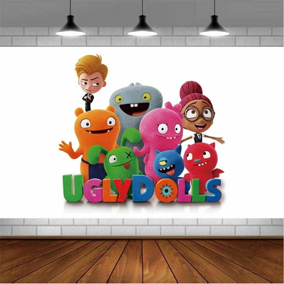 ugly dolls Backdrop Banner Party Supplies Poster Movie Theme Background for Photography Birthday Decorations