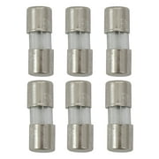 Northlight Pack of 6 Replacement Fuses for Mini Christmas Lights, 3 Amps