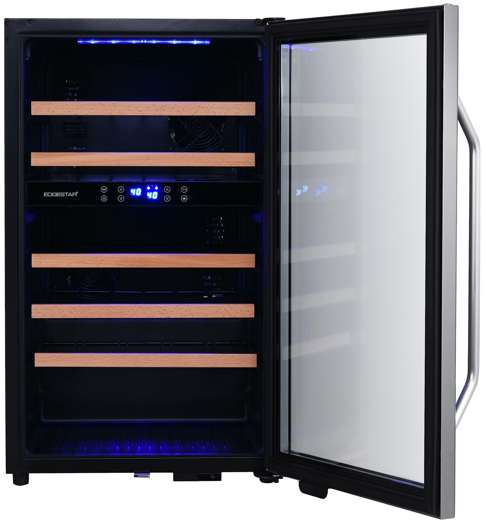 Edgestar Cwf380dz 20" Wide 38 Bottle Capacity Free Standing Wine Cooler - Stainless Steel