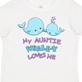 thumbnail image 4 of Inktastic My Auntie Whale-y Loves Me Boys or Girls Toddler T-Shirt, 4 of 5