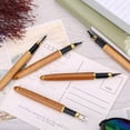 thumbnail image 1 of Pluma Estilográfica de Caligrafía Con Puntas Anchas para Escritura Gótica, Cursiva y Árabe, Exquisito de Bambú, Gran Regalo para Entusiastas de la Caligrafía, 1 of 7