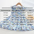 thumbnail image 3 of DAETIROS Girls Dresses-Floral Casual Swing Sleeveless Strap Cute Cotton Girls Sundress on Clearance White Size 7 Years, 3 of 3