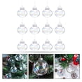 thumbnail image 3 of OUNONA 12Ud Adornos Navideños En Esferas Plásticas Para De Fiestas Y Hogar, 3 of 8