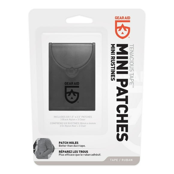 Gear Aid Tenacious Tape Mini Repair Patches, Black Only