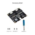 thumbnail image 4 of Tarjeta Adaptadora de Caja SSD M.2 NVMe SATA 4TB JMS581 Tipo C USB3.1 Gen2 Tarjeta Adaptadora de ExpansióN de Caja HDD de 10 Gbps, 4 of 5