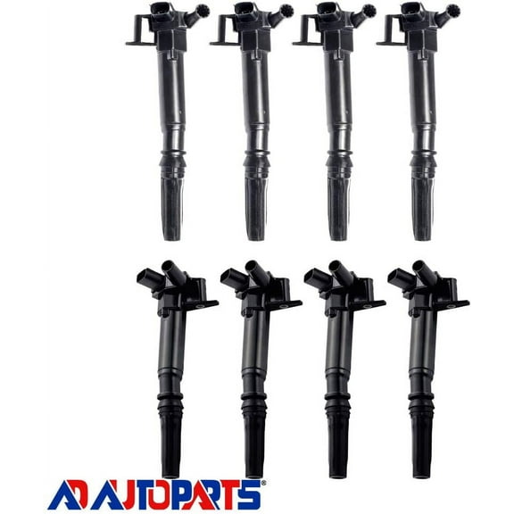 AD Auto Parts Ignition Coil Pack -Set of 8 Ignition Coils For Ford F-150 F-250HD F-350HD 6.2L 2010-2016