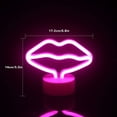 thumbnail image 6 of LINLIN Neon Night Light, Flamingo LED Neon Signs Night Light Neon Lights Neon Lights for Kids Bedroom Battery USB Operated, 6 of 7