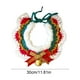 thumbnail image 3 of Collar Navideño con Adorno para Perros y Gatos | Lazo Rojo de Algodón Suave Tejido a Mano con Cascabeles Dorados | Bufanda Festiva Ajustable para Cachorros, Gatitos, Conejos y Mascotas Pequeñas, 3 of 6