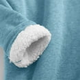 thumbnail image 6 of ZJXFGS Oversized Sweaters for Women Long Sweaters for Women Cozy Sweaters for Women Pullover Sweaters for Women Blue S, 6 of 8