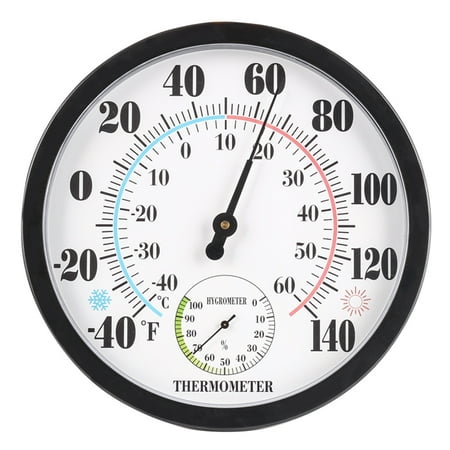 

Household Humidity Temperature Meter Gauge Wall Mounted Thermometer Hygrometer
