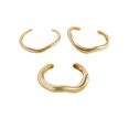 thumbnail image 2 of YYKihy Gold Bangles For Women Chunky Cuff Bracelets Stack Non Tarnish Silver Gold Jewelry Accessories Trendy Halloween Christmas, 2 of 9
